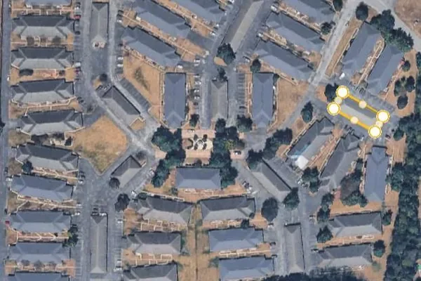 Multifamily property from above